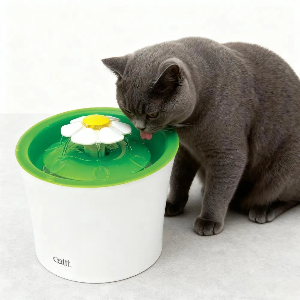 3L Flower-Shaped Cat Drinking Water Fountain