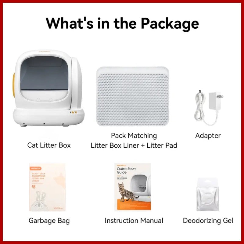 Self-Cleaning Litter Box – Automatic, App-Controlled, Extra-Large 75L Low-Entry Box for Multiple Cats