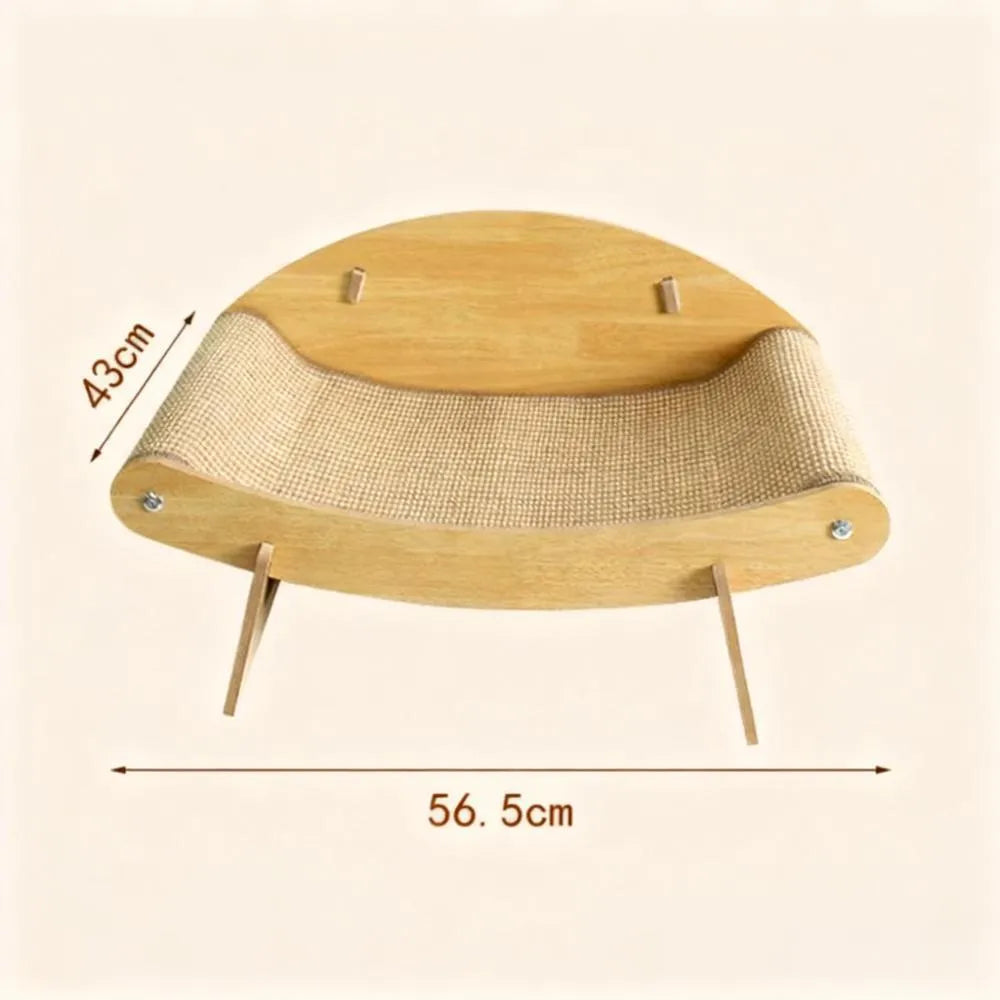 Crab-Shaped Multifunctional Sisal Cat Scratcher & Lounge