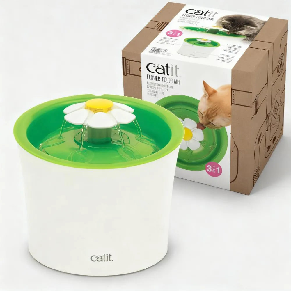 3L Flower-Shaped Cat Drinking Water Fountain
