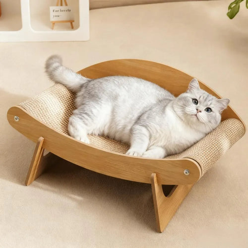 Crab-Shaped Multifunctional Sisal Cat Scratcher & Lounge