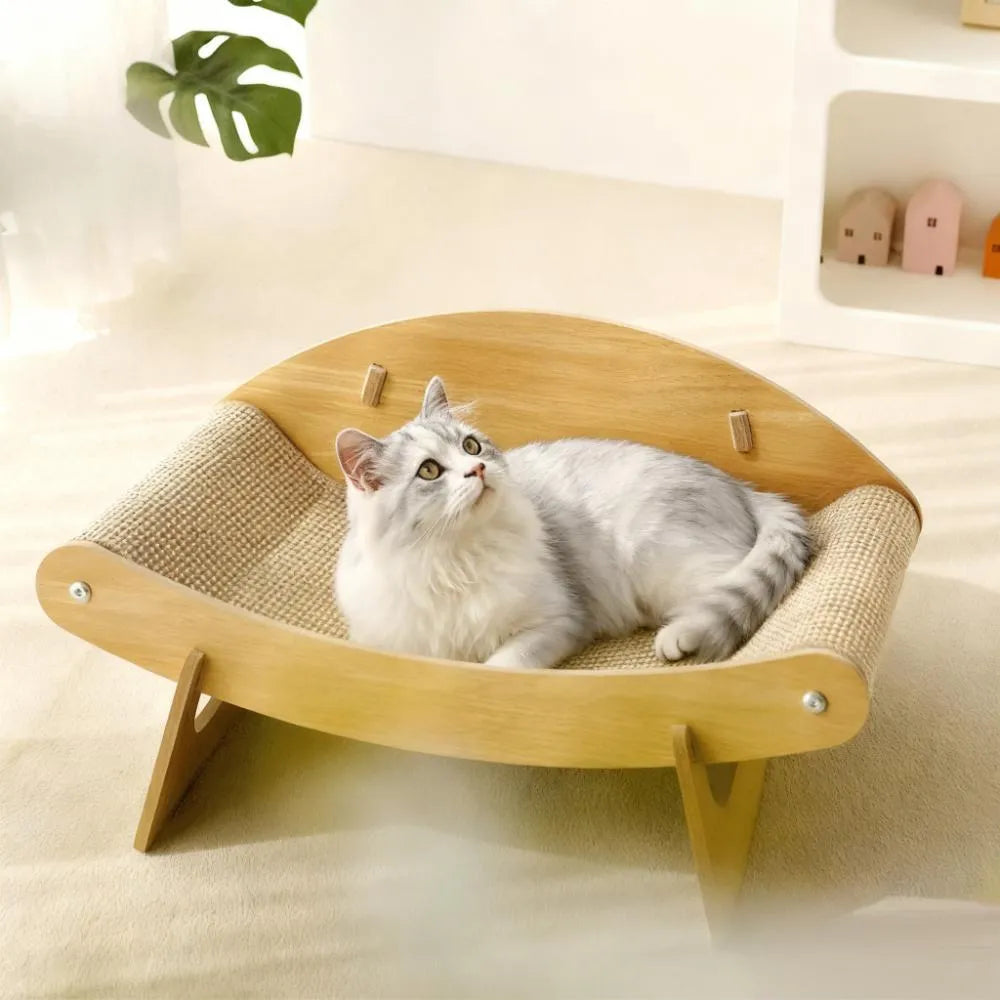 Crab-Shaped Multifunctional Sisal Cat Scratcher & Lounge