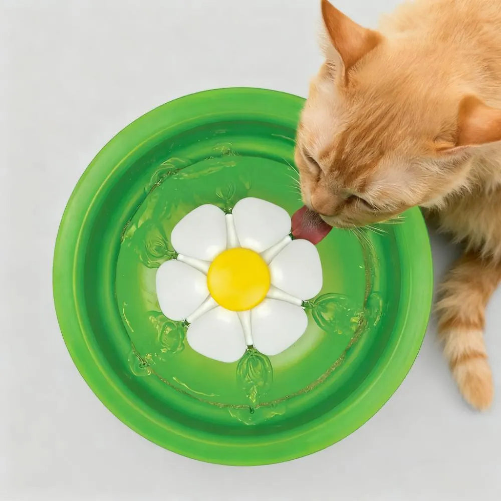 3L Flower-Shaped Cat Drinking Water Fountain