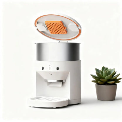 Smart 5L Automatic Pet Feeder with Stainless Steel Bowl